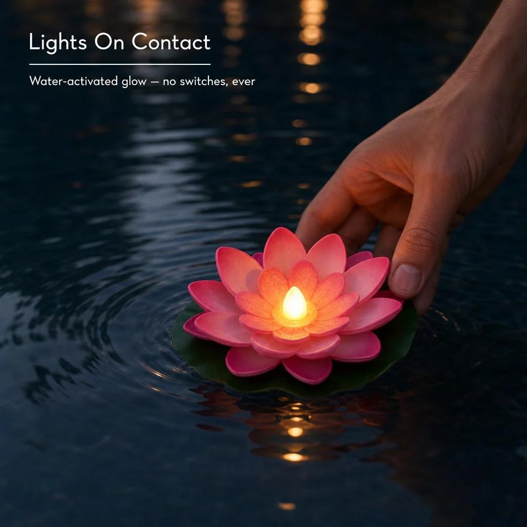🪷Floating Lotus Lights
