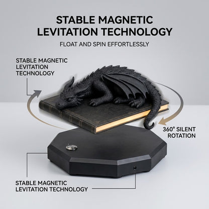 🐉 Levitating Sleeping Dragon Book Night Light