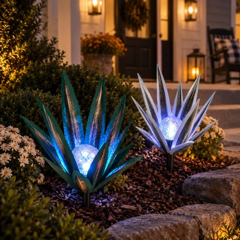 🌞Solar Agave Garden Stake Light