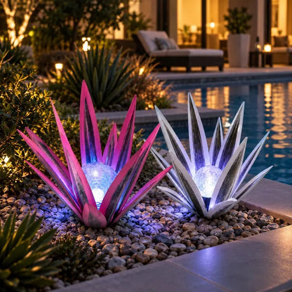 🌞Solar Agave Garden Stake Light