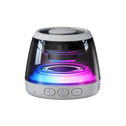 🧲🔊Mini Magnetic Bluetooth Speaker – 360° Stereo Sound, RGB Lights & TF Card