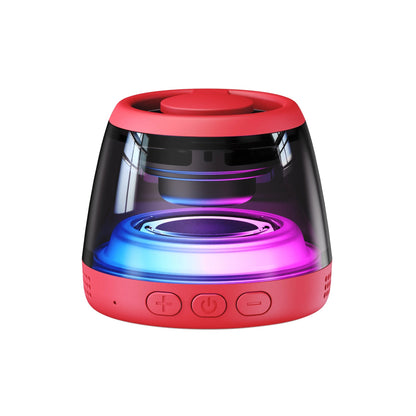 🧲🔊Mini Magnetic Bluetooth Speaker – 360° Stereo Sound, RGB Lights & TF Card