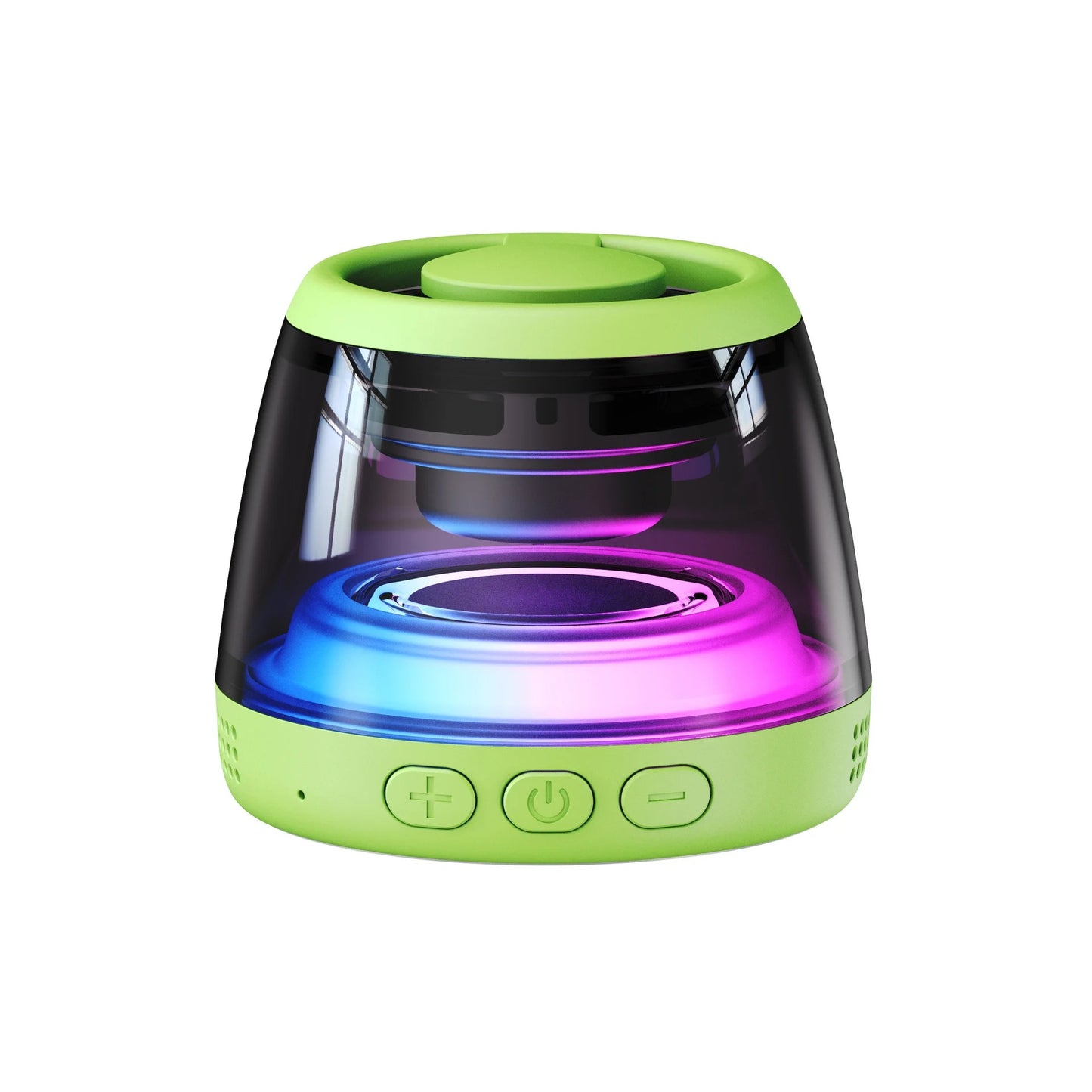 🧲🔊Mini Magnetic Bluetooth Speaker – 360° Stereo Sound, RGB Lights & TF Card