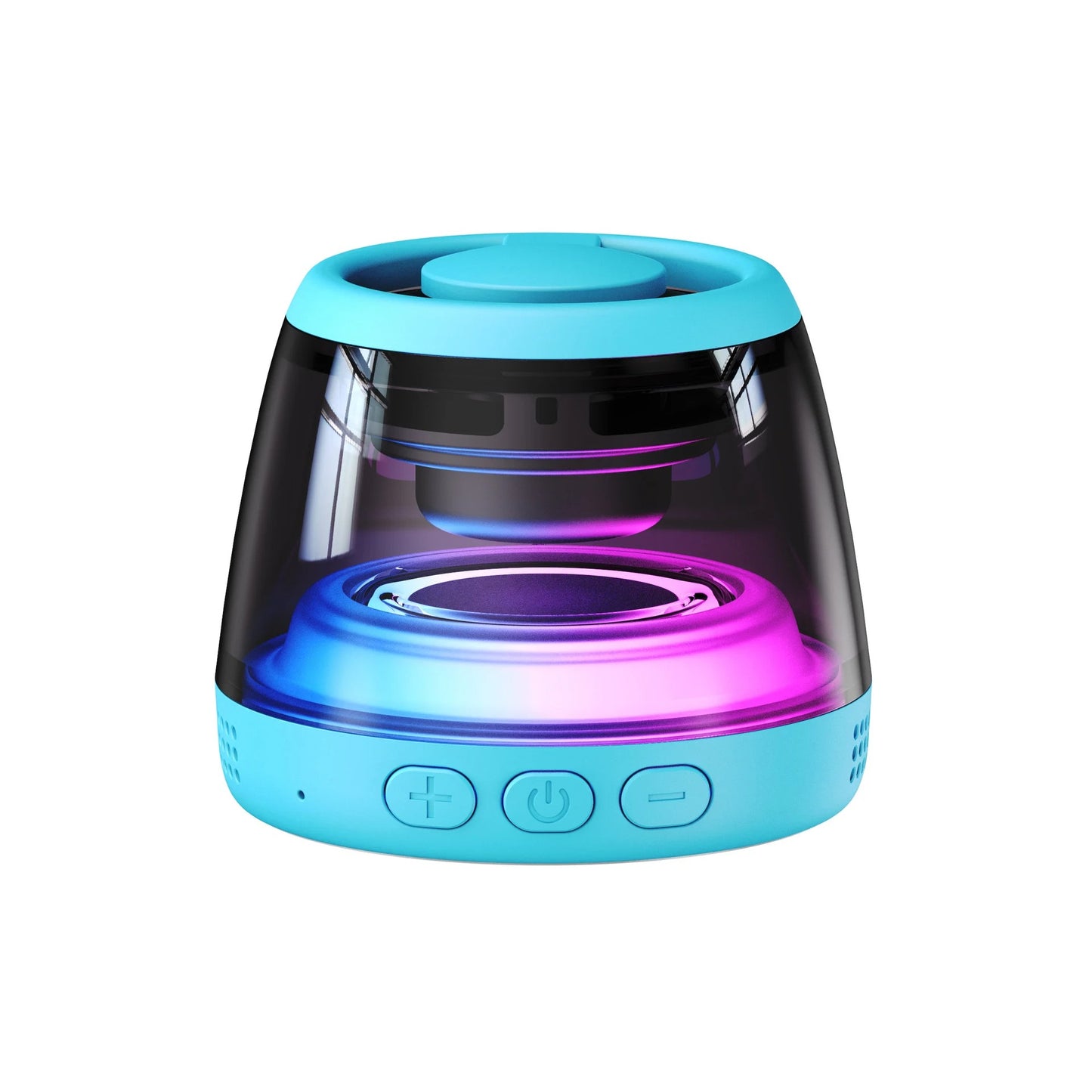 🧲🔊Mini Magnetic Bluetooth Speaker – 360° Stereo Sound, RGB Lights & TF Card