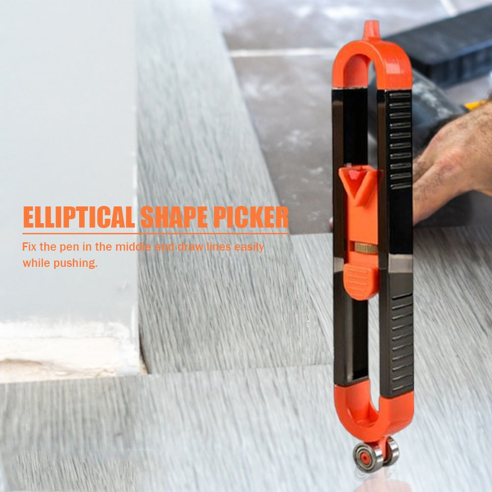 🔧 Contour Scribe Tool with Pulley & Pointer