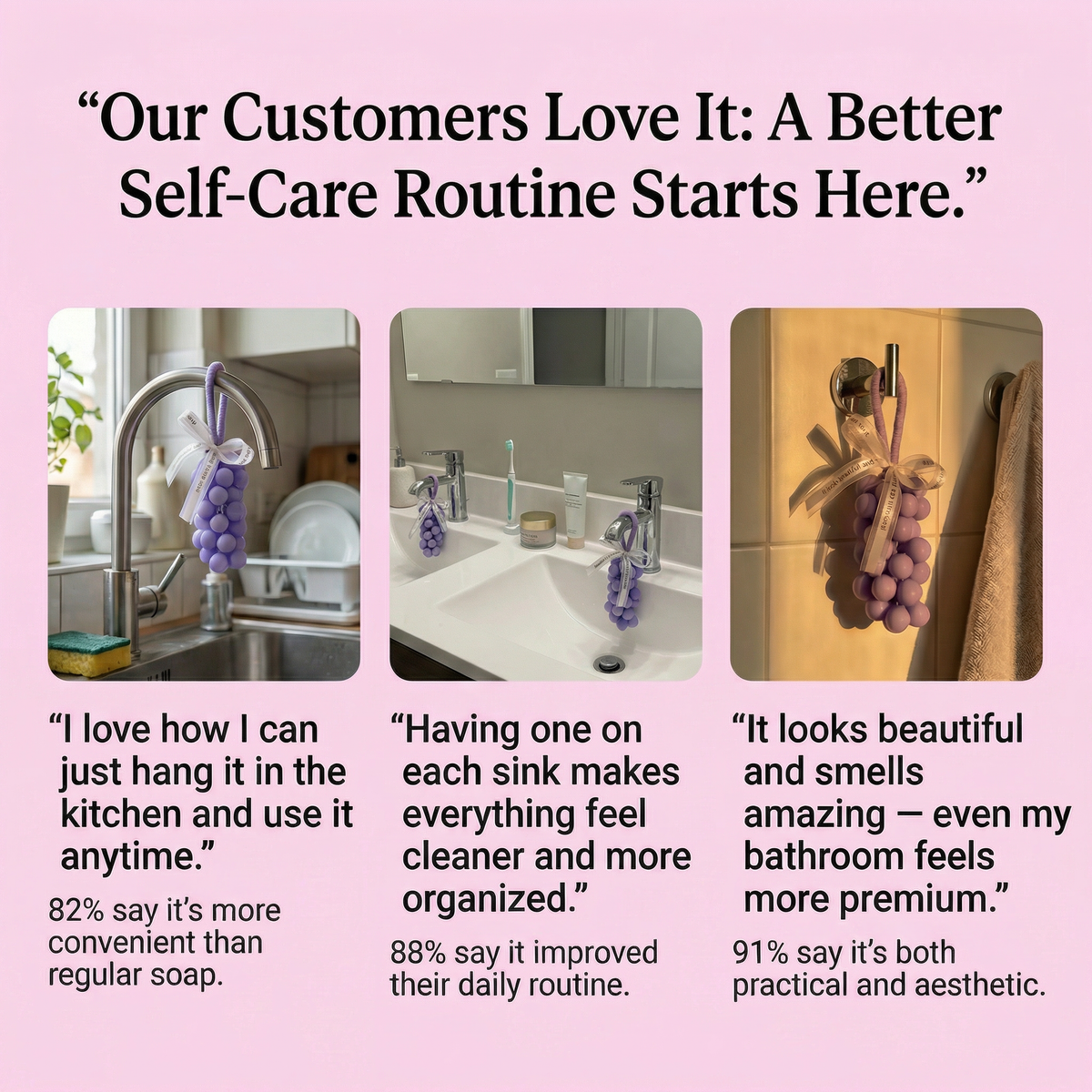 🍇 Handmade Grape Soap – Small-Batch Natural Oil Soap with Gentle Scent 💜