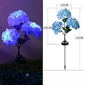 🌷Solar Hydrangea Flower Garden Stake Lights