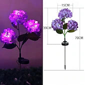 🌷Solar Hydrangea Flower Garden Stake Lights