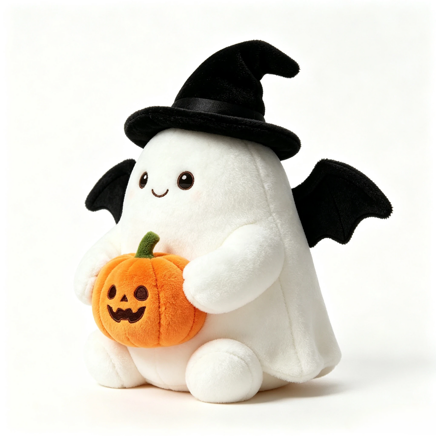 👻Halloween Cute Ghost Plush Doll, Spooky‑Cute Stuffed Ghost Toy for Home Party Decoration, Ideal Halloween Holiday Gift