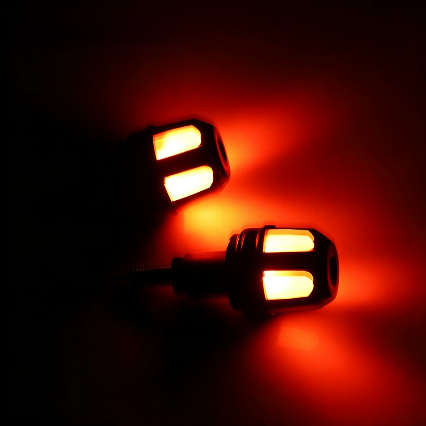 ⚡ LED Motorcycle Bar End Turn Signals – 4 Colors, Universal Fit 99% of Models⚡