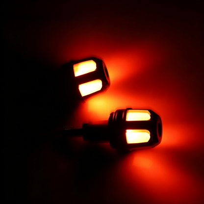 ⚡ LED Motorcycle Bar End Turn Signals – 4 Colors, Universal Fit 99% of Models⚡