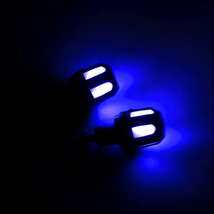 ⚡ LED Motorcycle Bar End Turn Signals – 4 Colors, Universal Fit 99% of Models⚡