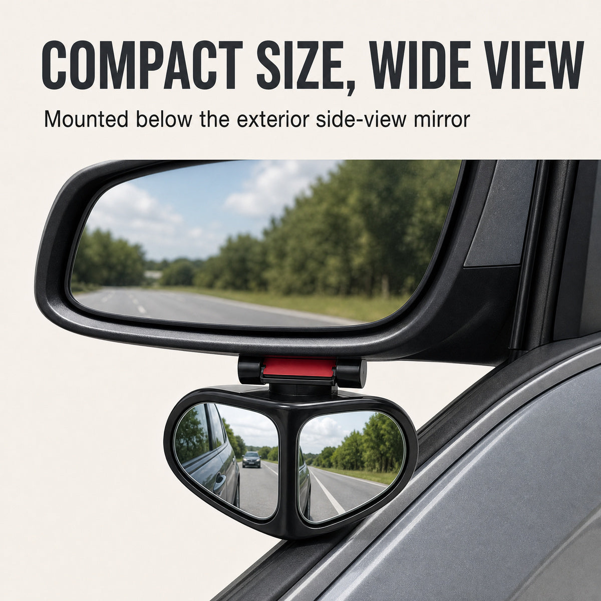🔥🚗 360° Blind Spot Wide-Angle Rearview Mirror