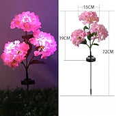 🌷Solar Hydrangea Flower Garden Stake Lights