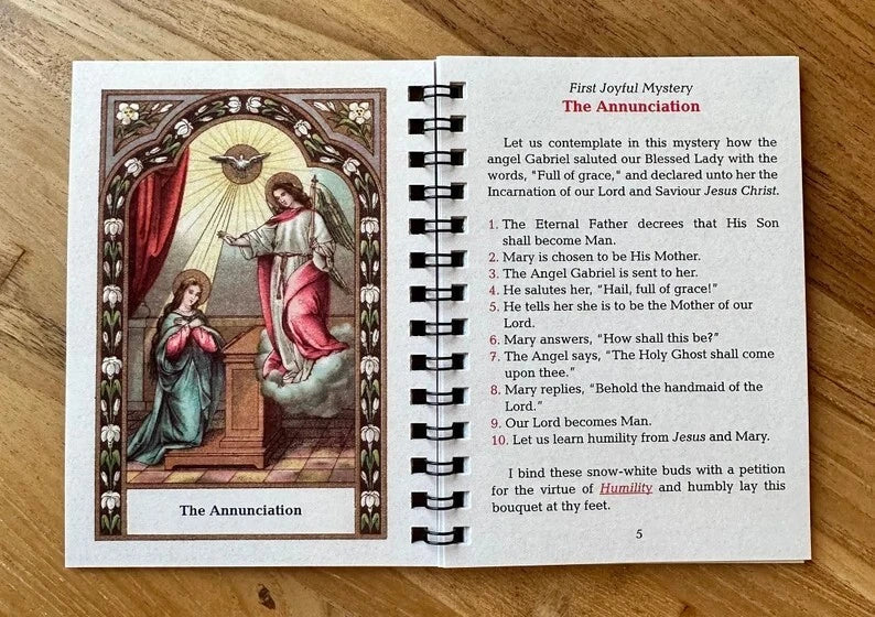 ✝️Pocket Size Rosary Meditation Book✝️The Rosary The Prayer That Saved My Life