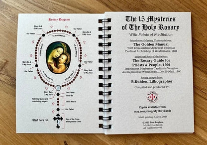 ✝️Pocket Size Rosary Meditation Book✝️The Rosary The Prayer That Saved My Life
