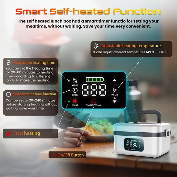 🔥Portable Electric Heating Lunch Box