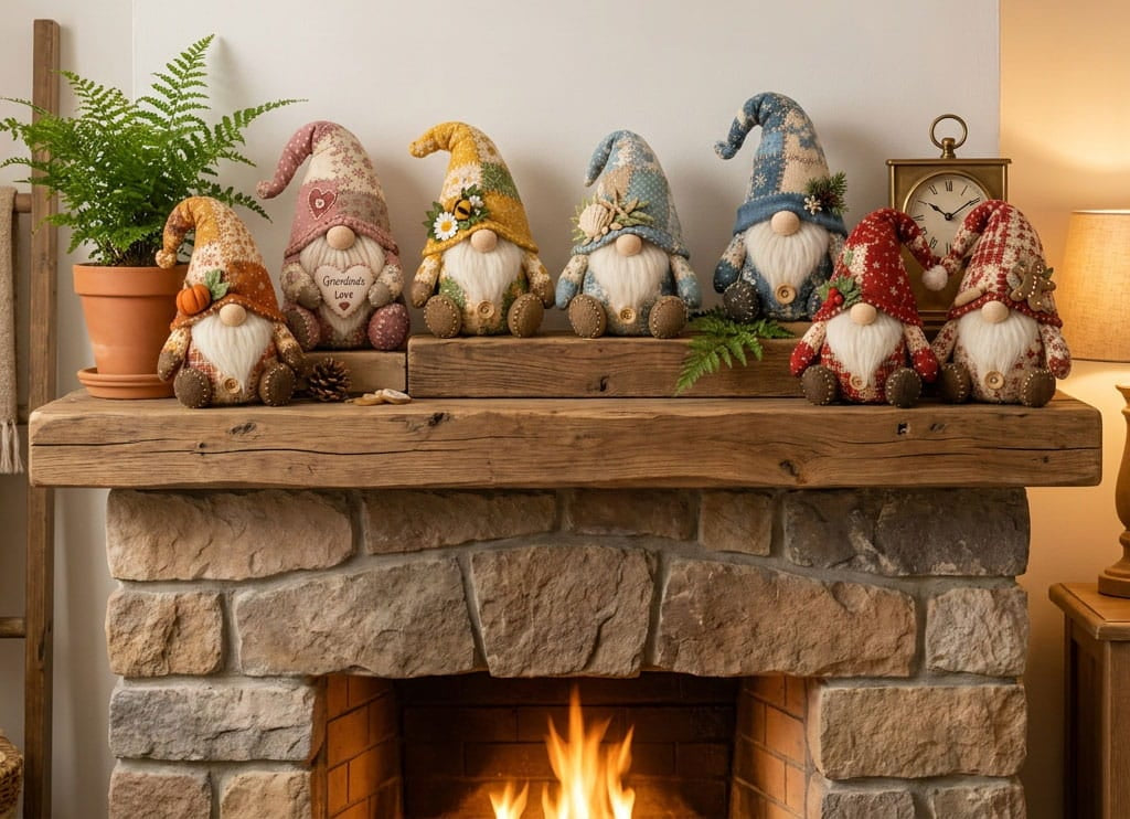 🎁 DIY Patchwork Gnome Kit – Create Your Own Cozy Decor
