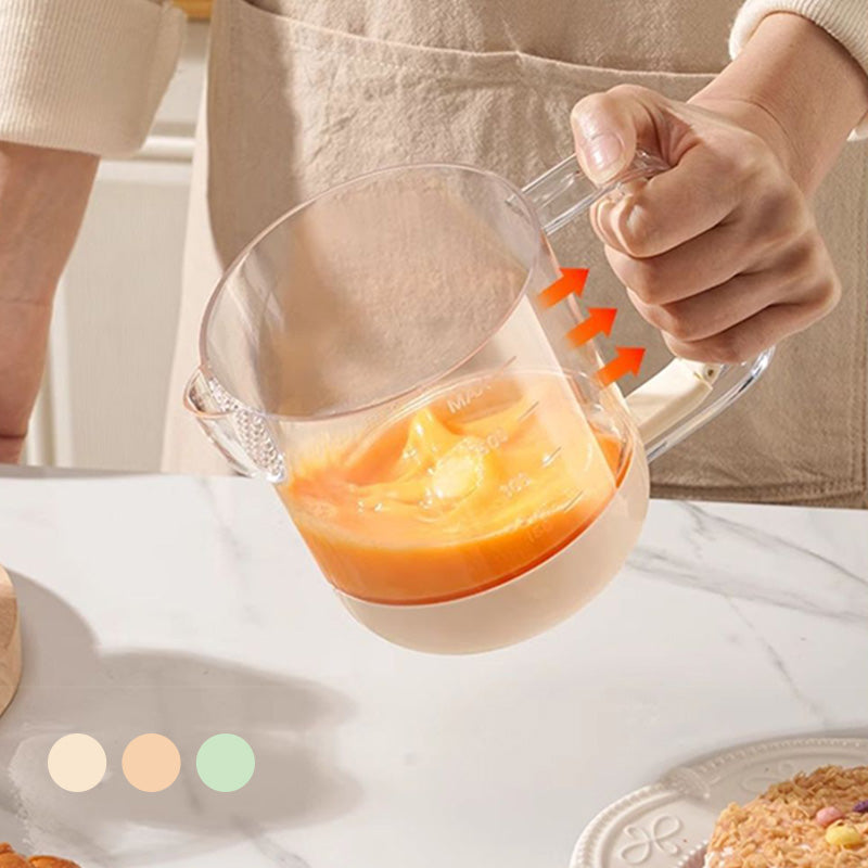🥚Multi‑Functional Manual Egg Beater Measuring Cup