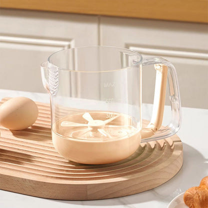 🥚Multi‑Functional Manual Egg Beater Measuring Cup