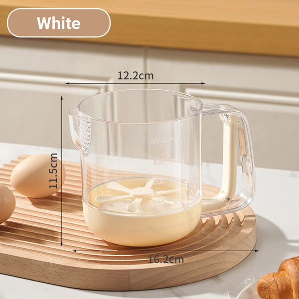 🥚Multi‑Functional Manual Egg Beater Measuring Cup