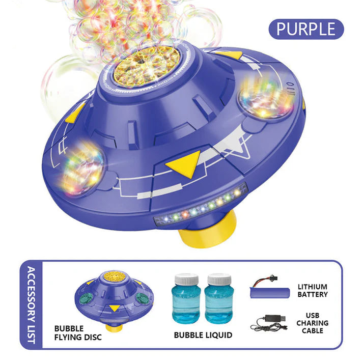 🛸 UFO Moving Bubble Machine