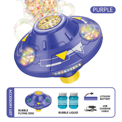 🛸 UFO Moving Bubble Machine