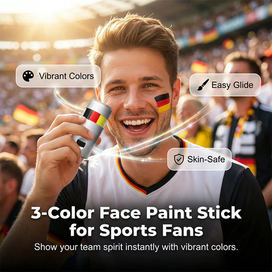 Face Paint Stick – Tricolor Flag Pattern
