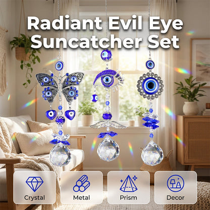 😈👁️Bohemian Style Crystal Light Catcher Decor