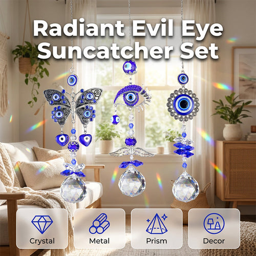 😈👁️Bohemian Style Crystal Light Catcher Decor