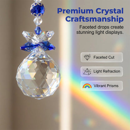 😈👁️Bohemian Style Crystal Light Catcher Decor