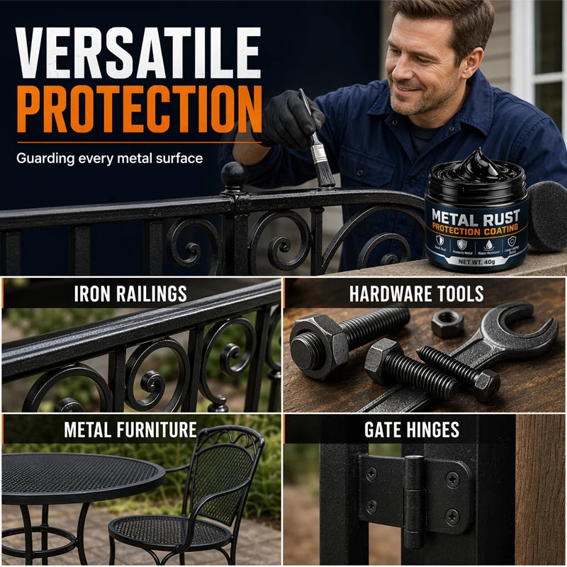 Metal Rust Protection Black Repair Paste