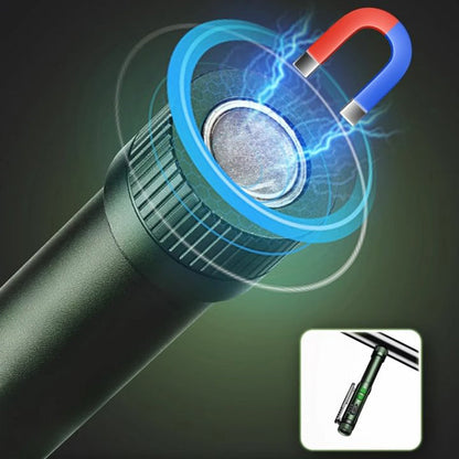 🔦🧲Multifunctional Magnetic Pen-Style Work Light – Portable, Rotatable LED Work Flashlight; Hands-Free Lighting with Magnetic Base