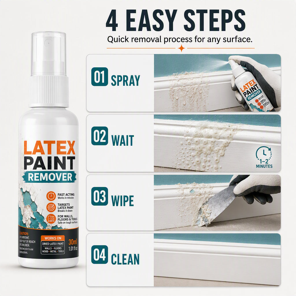 2-Pack Multi-Surface Latex Paint Remover Spray