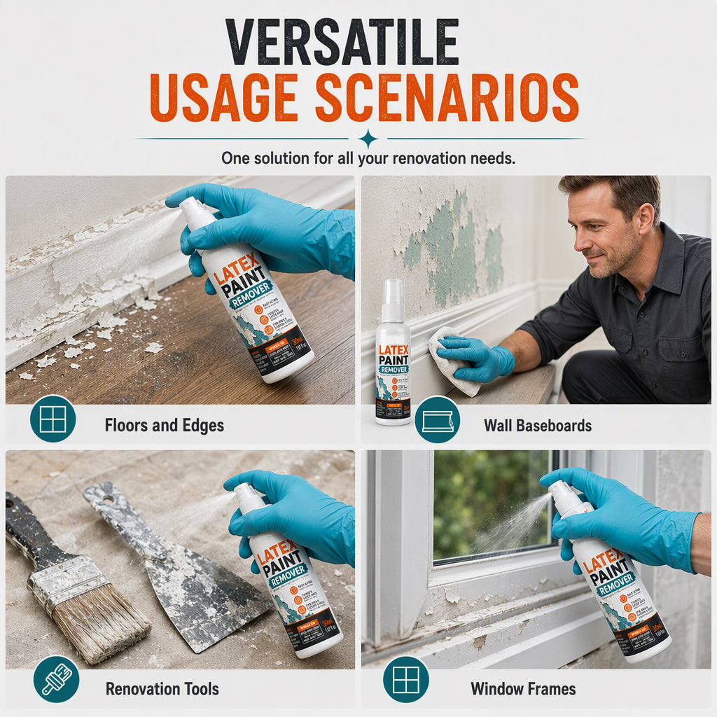 2-Pack Multi-Surface Latex Paint Remover Spray