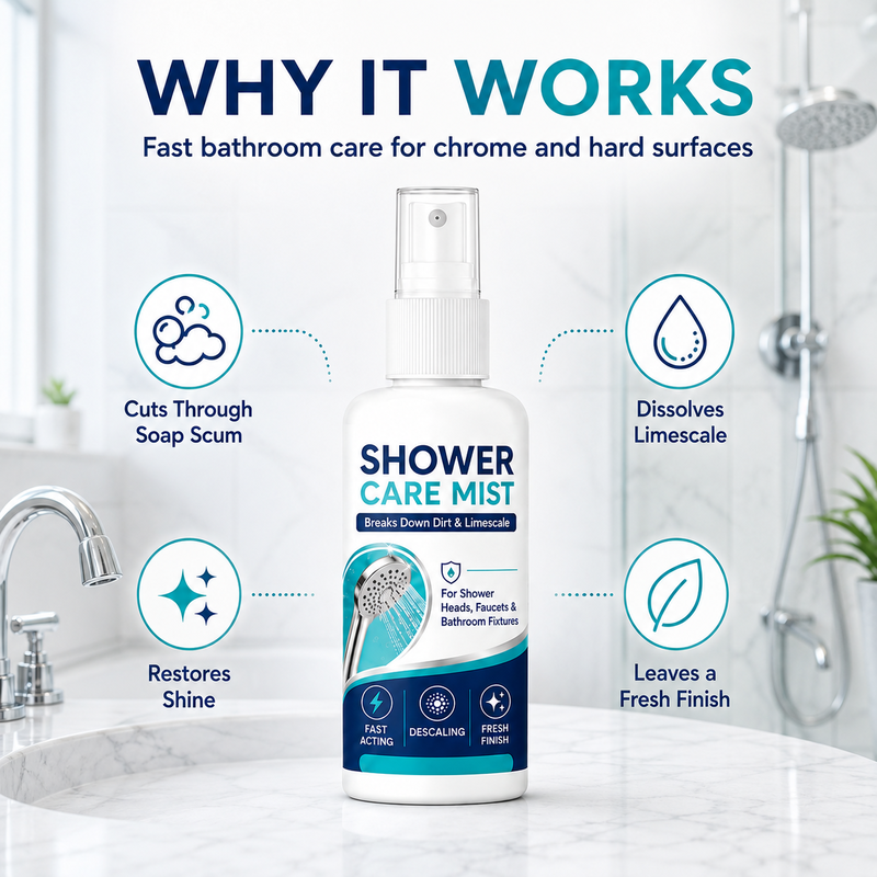🧼 Shower Care Mist Bathroom Cleaning Spray