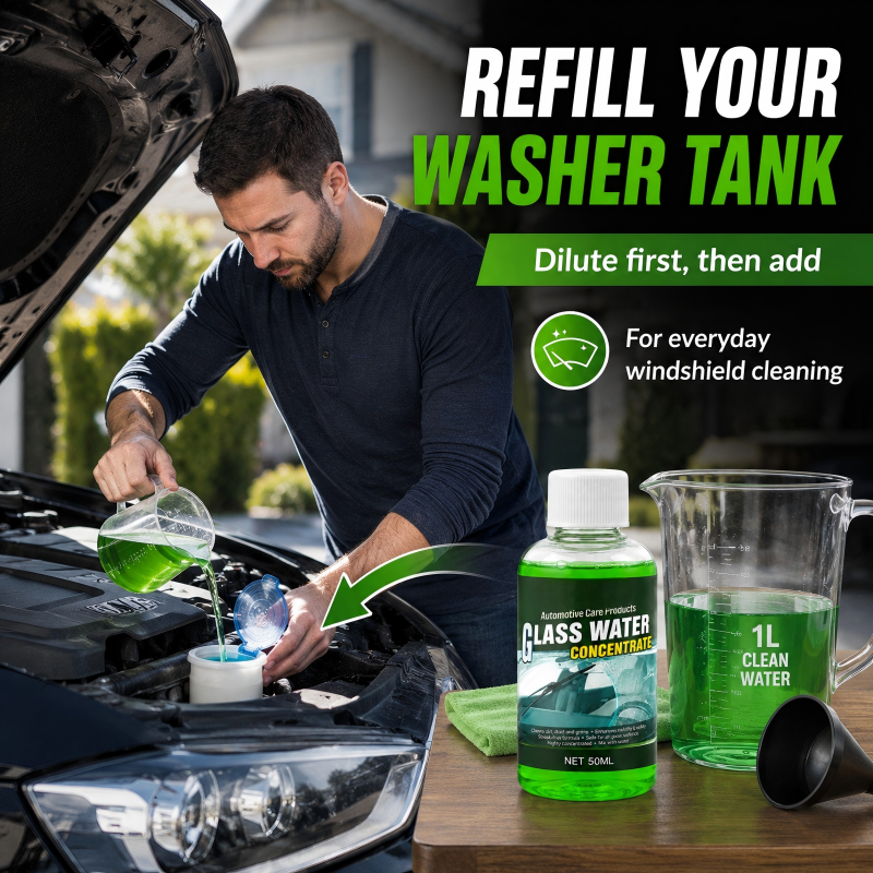 🚗Automotive Glass Water Concentrate| Windshield Cleaner Fluid