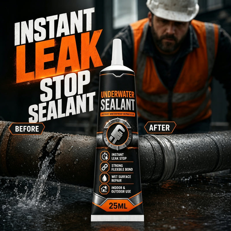 💧⚒️Underwater Sealant Instant Waterproof Repair Glue（2PCS） – Powerful waterproofing; effectively repairs leaks, cracks, and gaps.