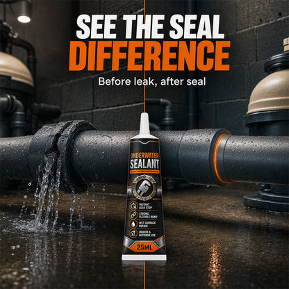 💧⚒️Underwater Sealant Instant Waterproof Repair Glue（2PCS） – Powerful waterproofing; effectively repairs leaks, cracks, and gaps.