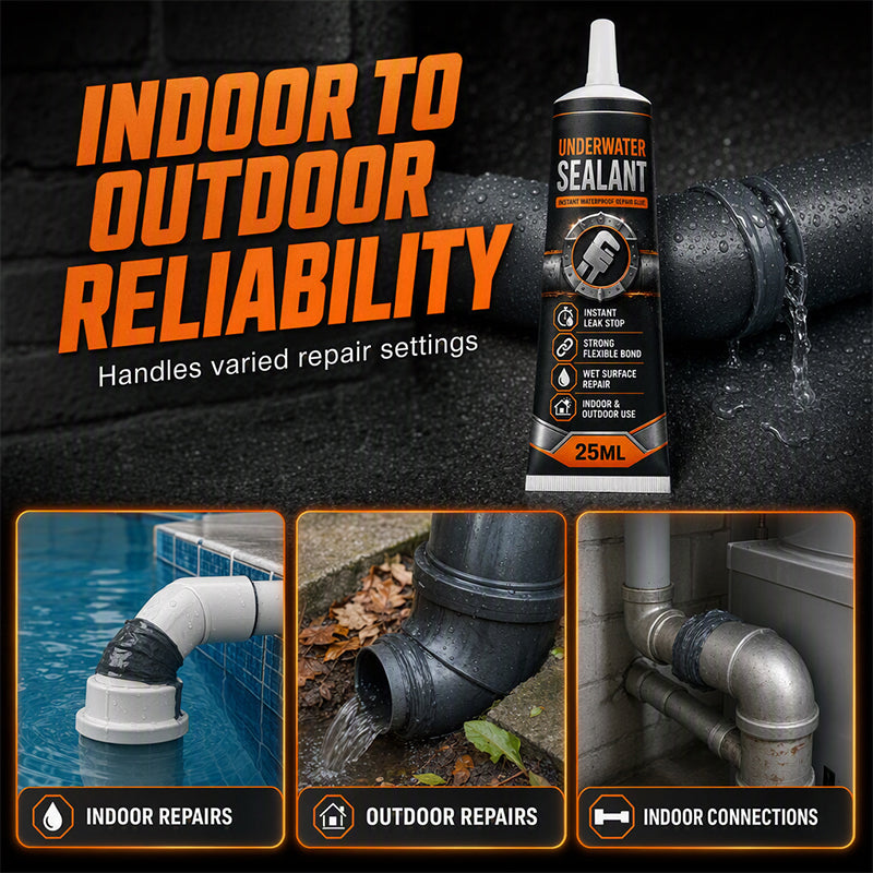 💧⚒️Underwater Sealant Instant Waterproof Repair Glue（2PCS） – Powerful waterproofing; effectively repairs leaks, cracks, and gaps.
