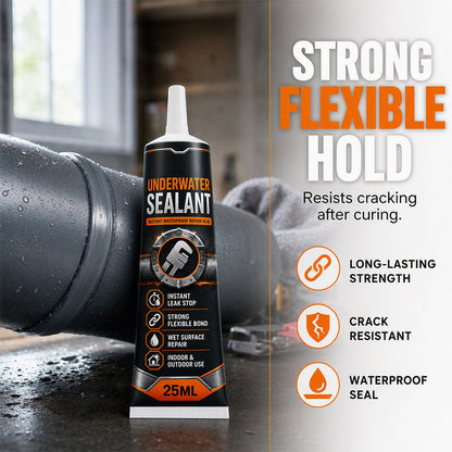 💧⚒️Underwater Sealant Instant Waterproof Repair Glue（2PCS） – Powerful waterproofing; effectively repairs leaks, cracks, and gaps.