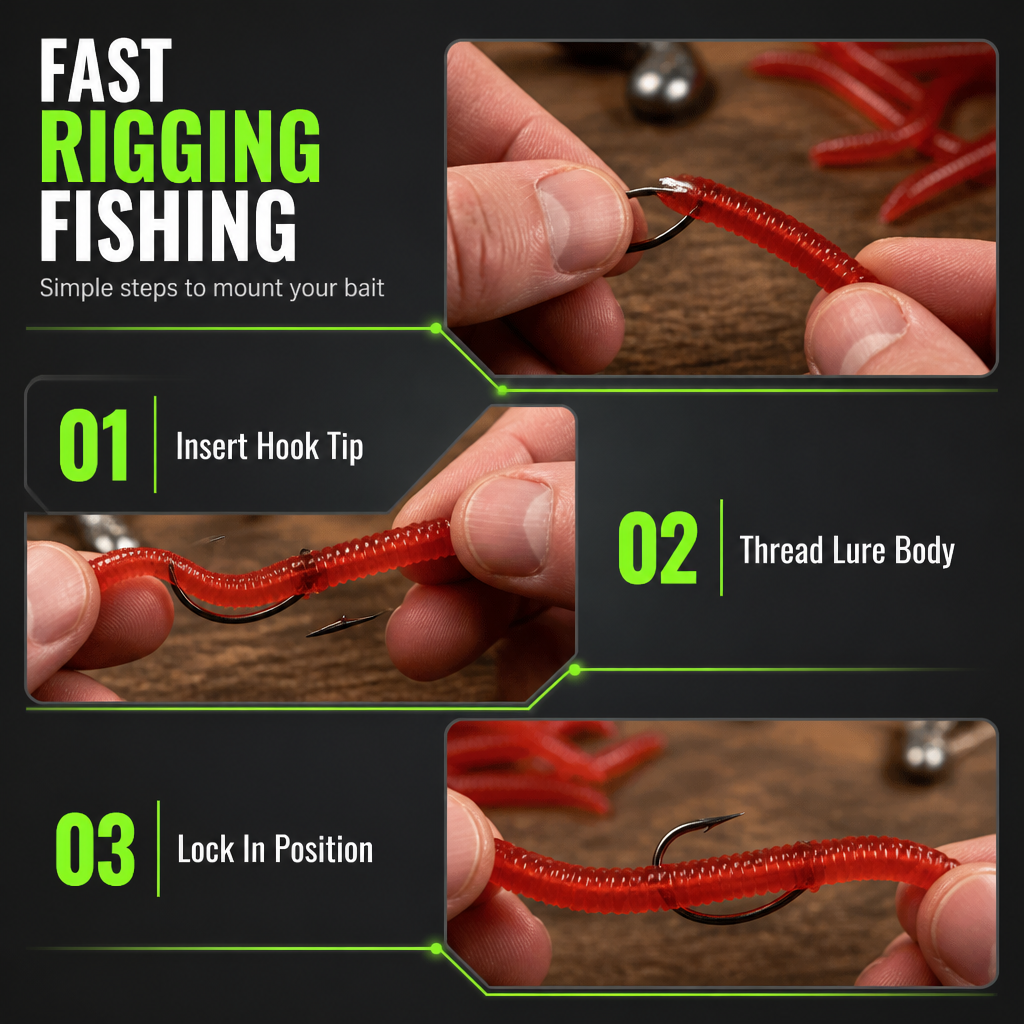 ✨✨8cm shrimp-flavored soft lure (earthworm style), pack of 50 or 100