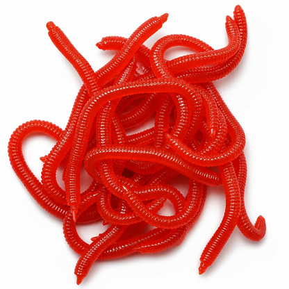 ✨✨8cm shrimp-flavored soft lure (earthworm style), pack of 50 or 100