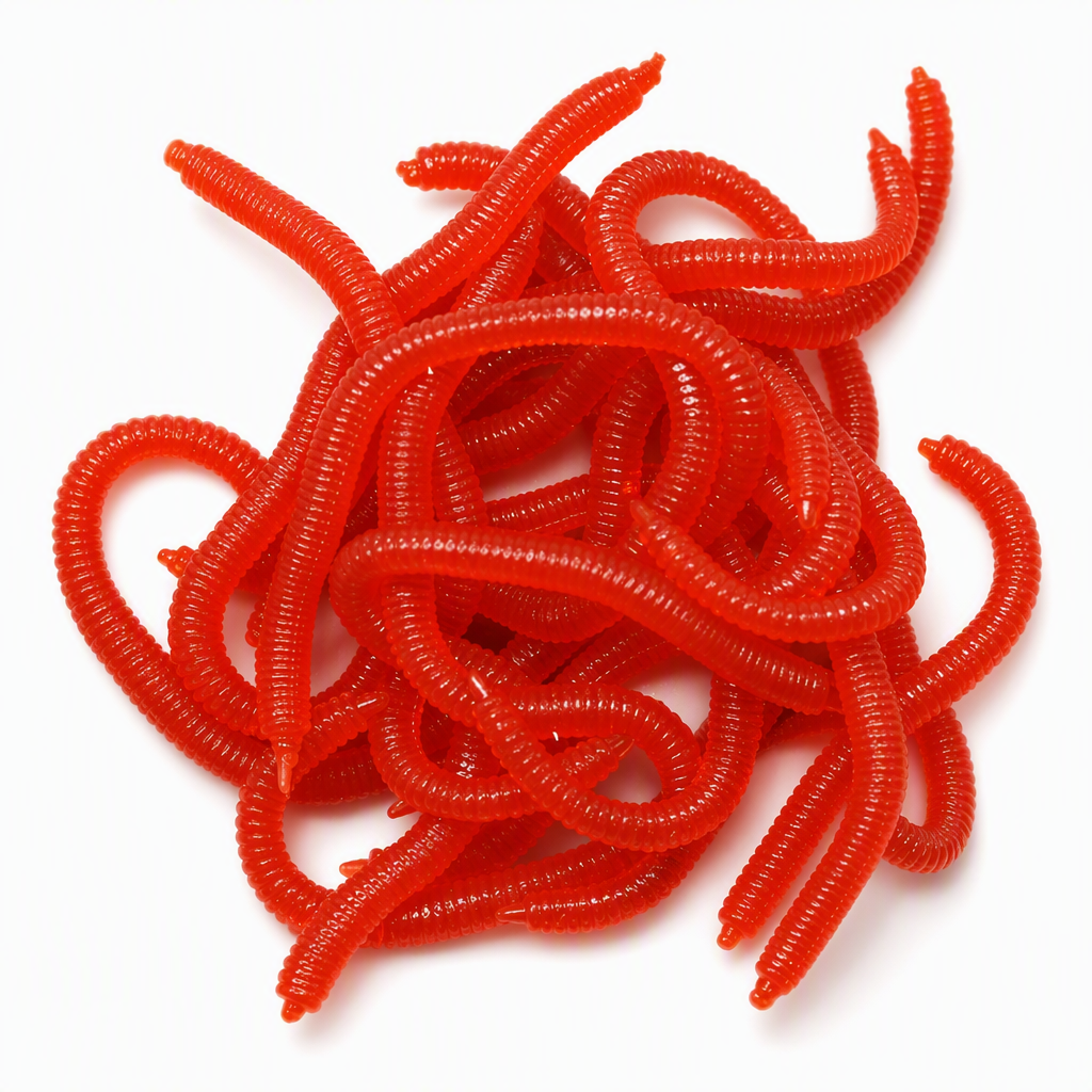 ✨✨8cm shrimp-flavored soft lure (earthworm style), pack of 50 or 100