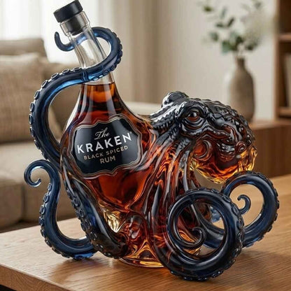 Octopus-Shaped Whiskey Bottle