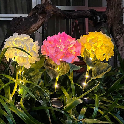 🌷Solar Hydrangea Flower Garden Stake Lights