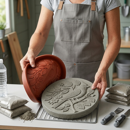 🐦 Hummingbird Garden Art Stepping Stone Mold
