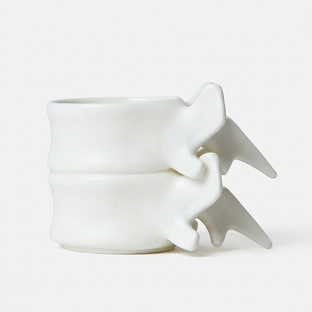 🦴 Spine Vertebra Ceramic Mug | Unique Anatomy Coffee Cup