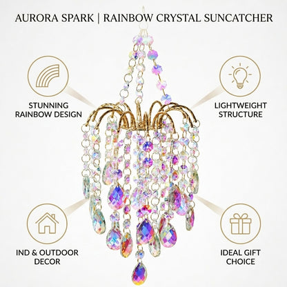 ✨Crystal Chandelier Suncatcher Hanging Ornament - Create beautiful light and shadow reflections anytime, anywhere.