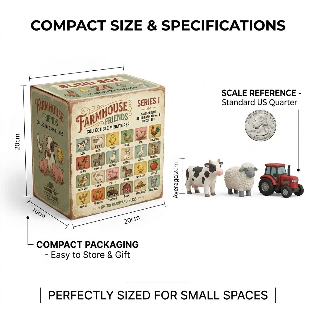 🐄Farmhouse Friends Collectible Miniatures Blind Box